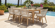 Marion 9Piece Outdoor Dining (White wash)