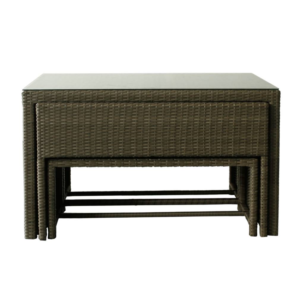 Monte 6Pc Nested Dining Bench Set