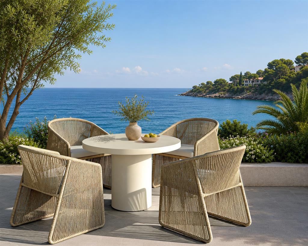 Venice round dining table